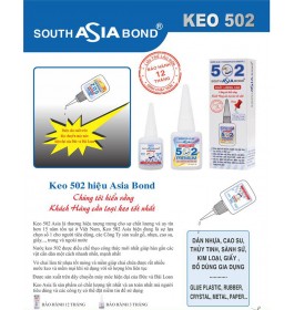 Keo 502 Asiabond khô vừa